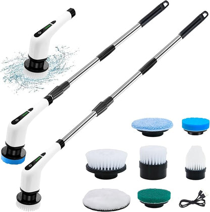 Electric Cleaning Brush - 360 Power Scrubber for Bathroom & Tile